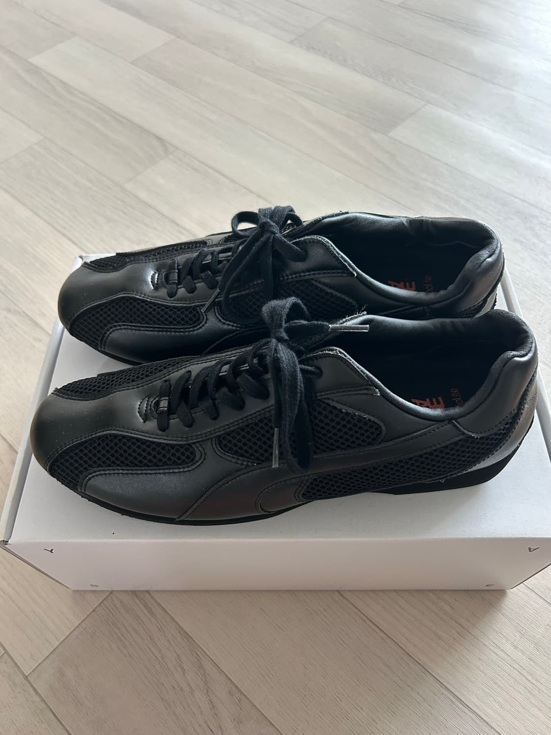 야세 [Lab Series] 스파이더 레더 스니커즈 블랙 상품이미지2