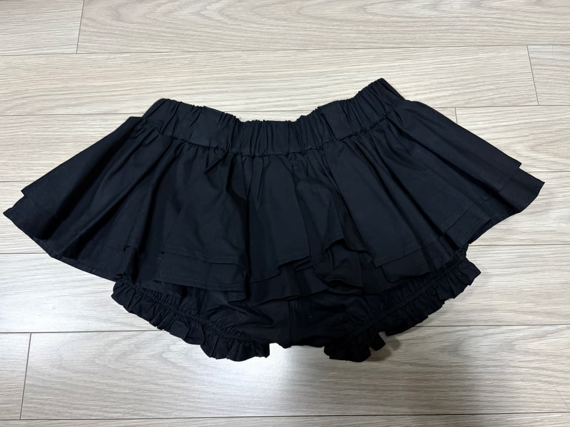 카키포인트 Cancan Skirt Pants (black) 상품이미지2