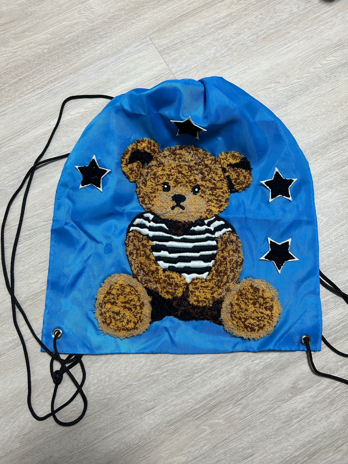 올링크 곰돌이 스트링 백팩 가방 상품이미지1