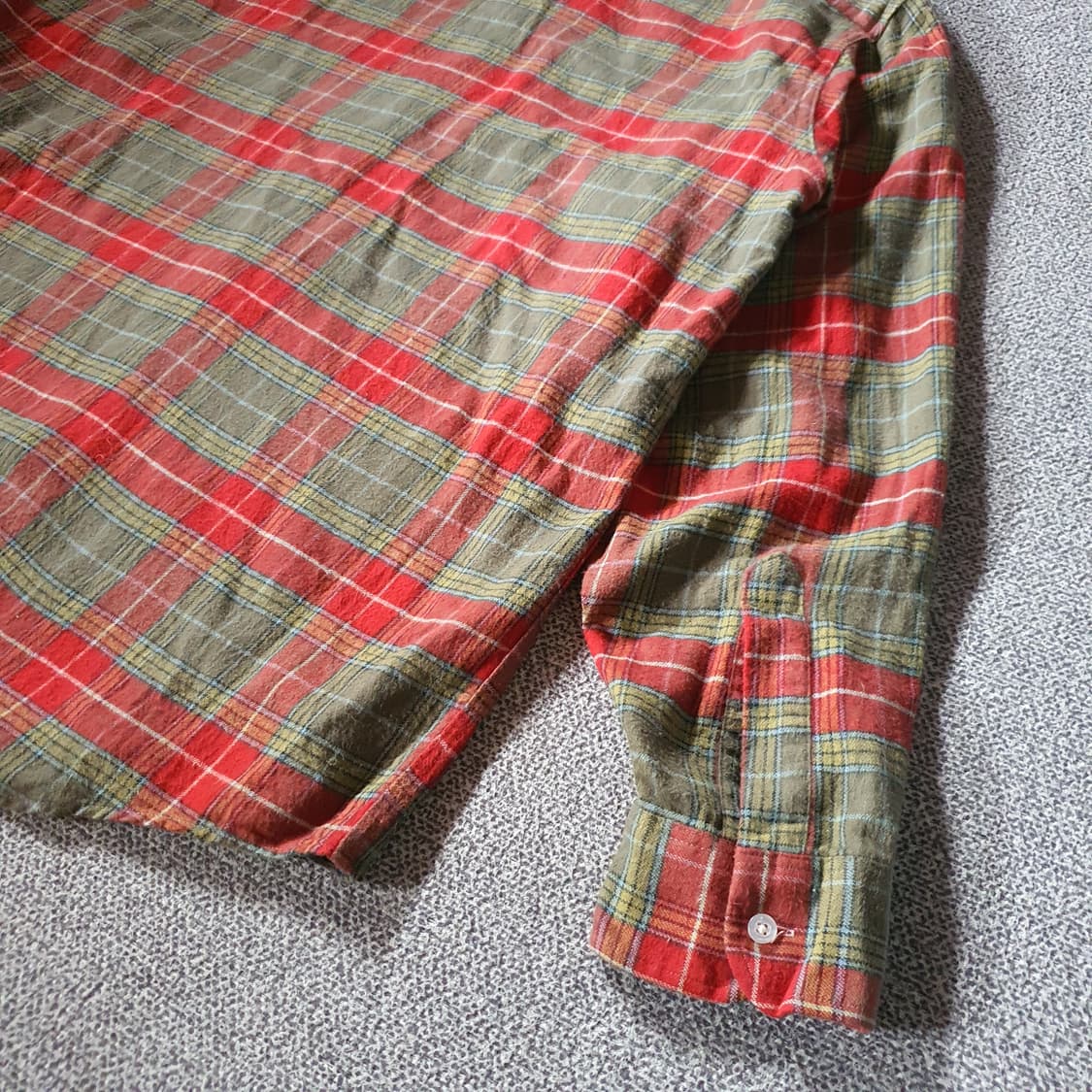 80s L.L.Bean 체크 셔츠  no.63 상품이미지5