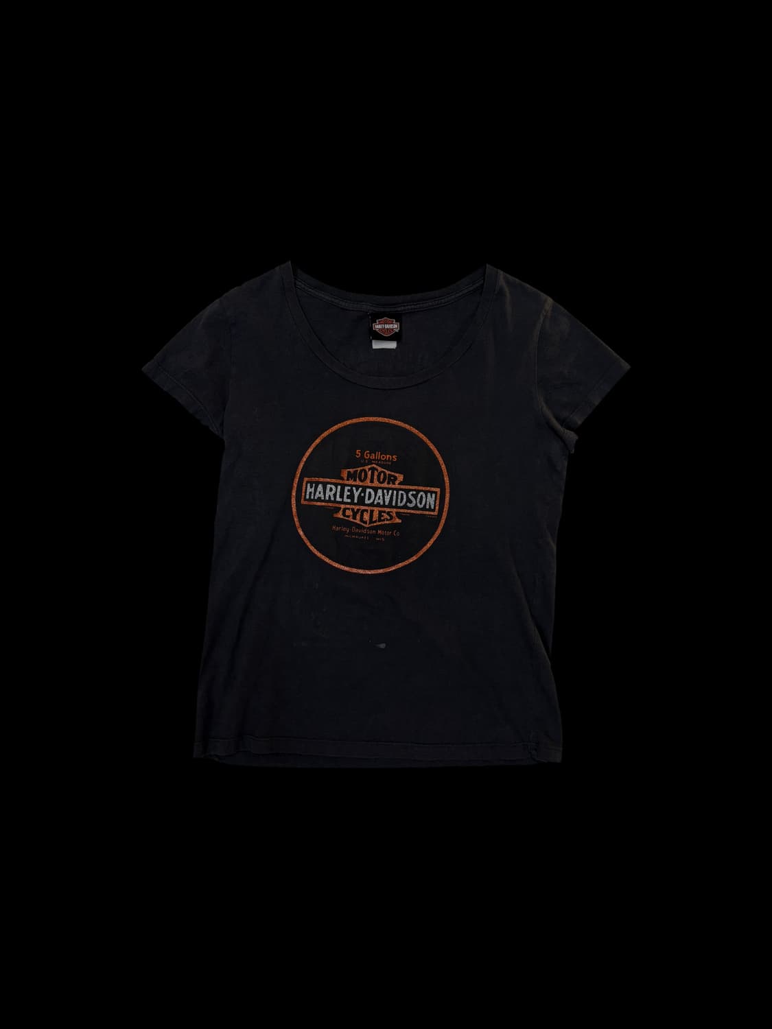 할리데이비슨 로고 그래픽 티셔츠 상품이미지1