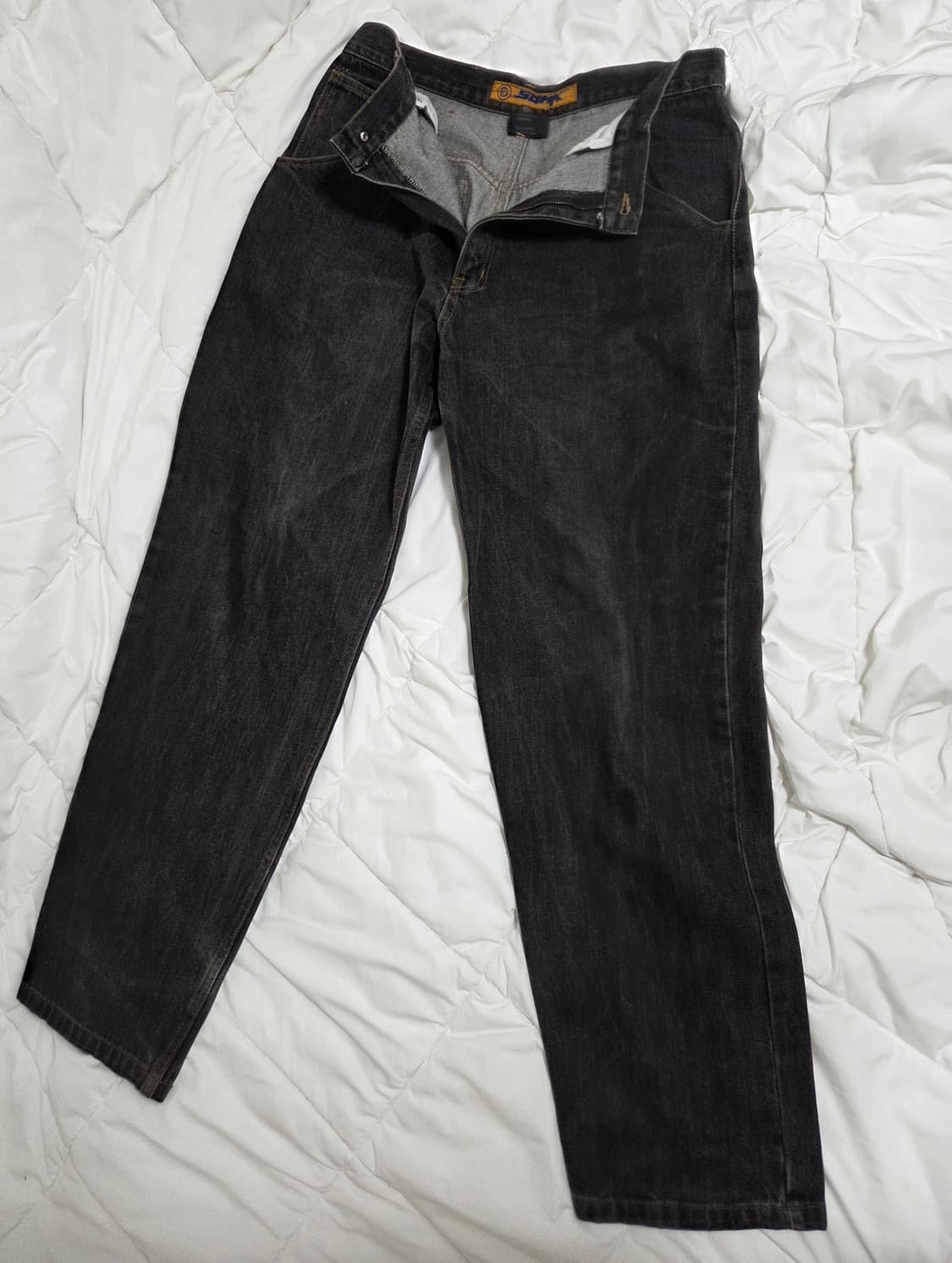 스쿨오브하드낙  흑청 데님팬츠 (34사이즈) 상품이미지1