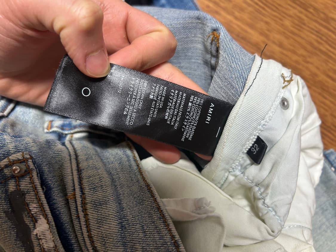 AMIRI 아미리 디스트로이드 데님진 청바지 상품이미지7