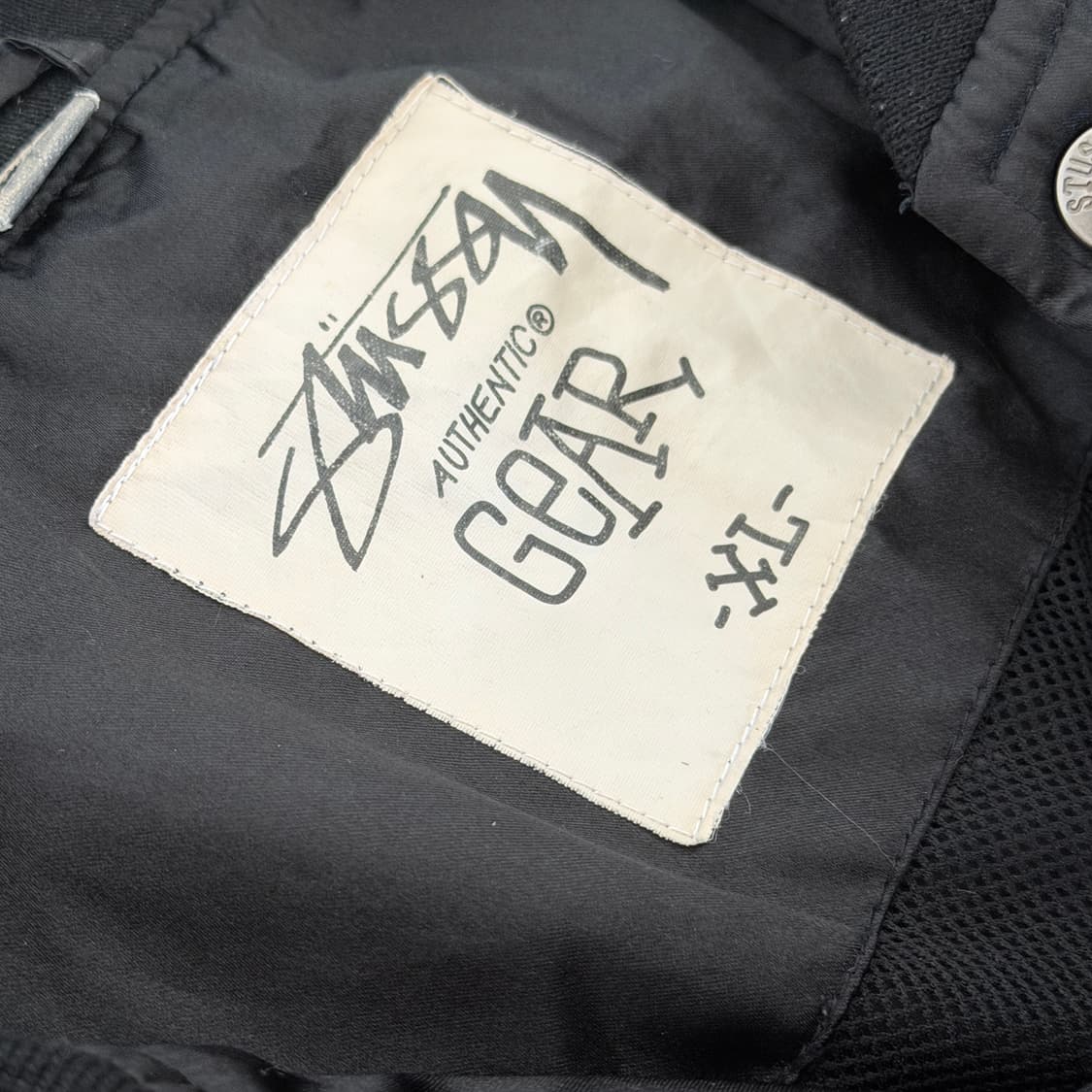 Old Stussy Gear satin stadium jacket 상품이미지3