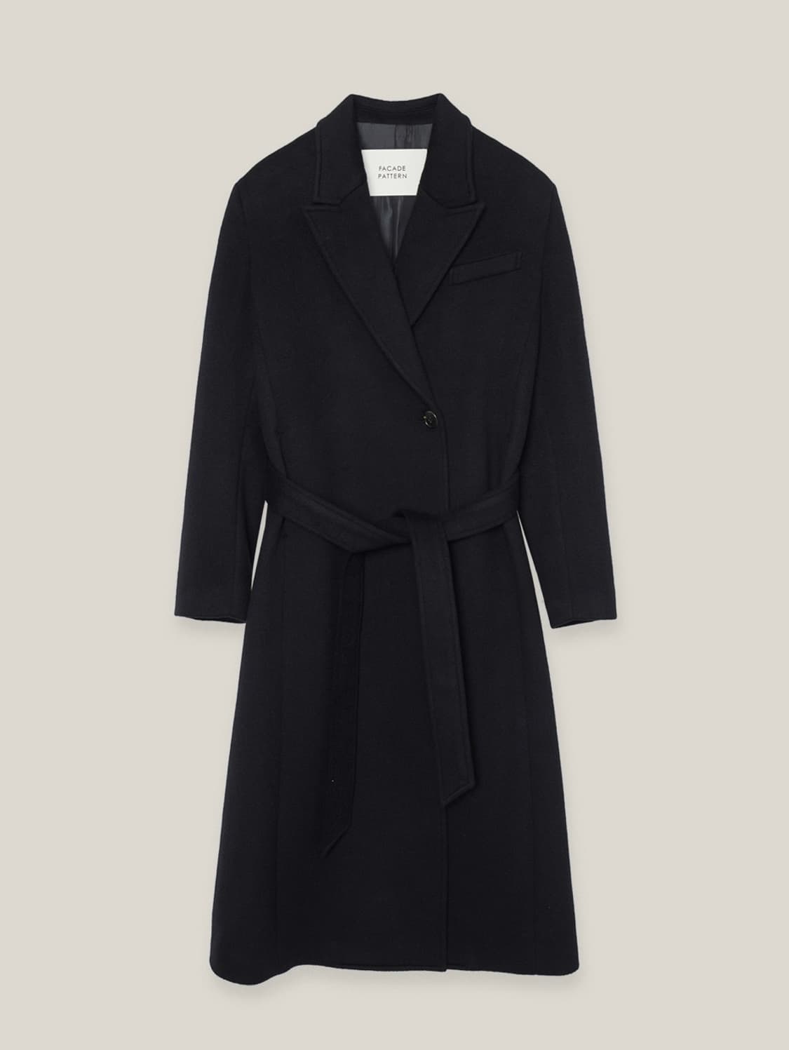 파사드패턴 캐시미어 벨티드 코트 상품이미지2