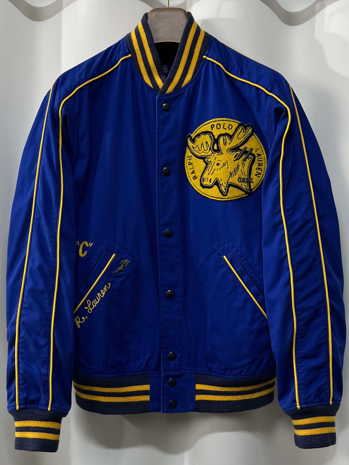 폴로 랄프로렌 파인 레이크 무스 레터맨 바시티 자켓 상품이미지1
