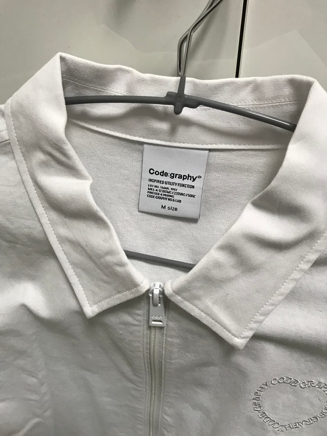 코드그라피 옥스포드 크롭 블루종 상품이미지4