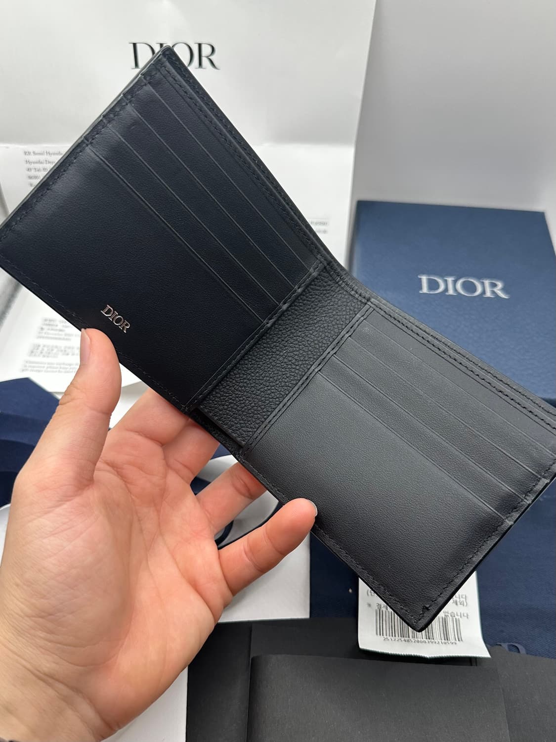 [새상품급/풀박스]디올 오블리크 그래비티 반지갑 상품이미지2