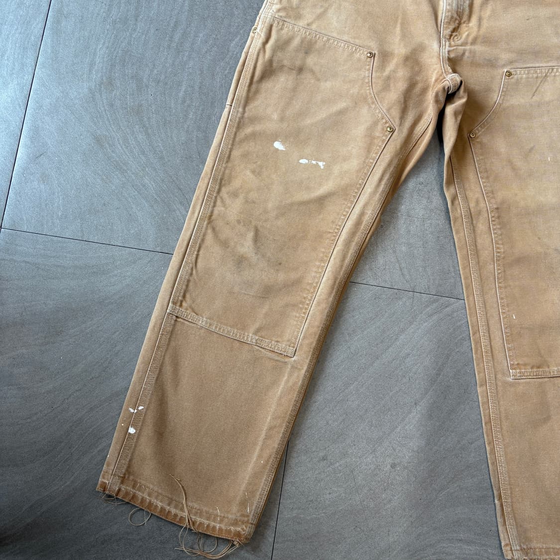 칼하트 정품 브라운 더블니 팬츠 바지 상품이미지3