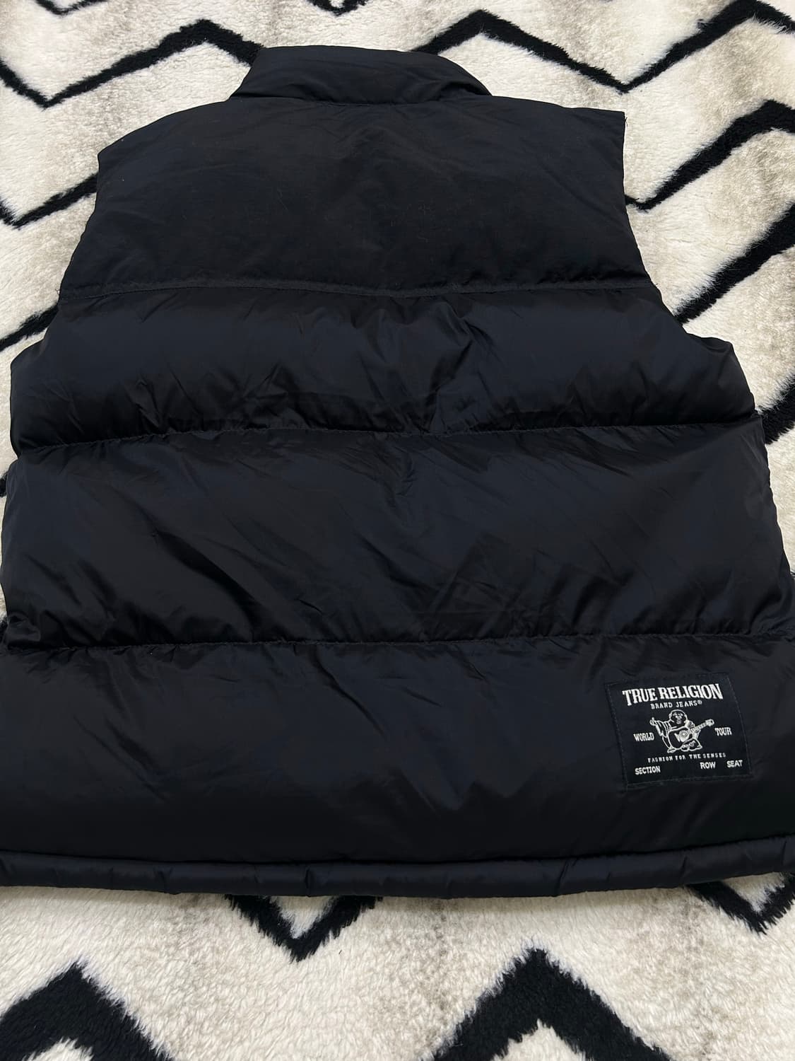 [S]트루릴리전 패딩 베스트/블랙 상품이미지3