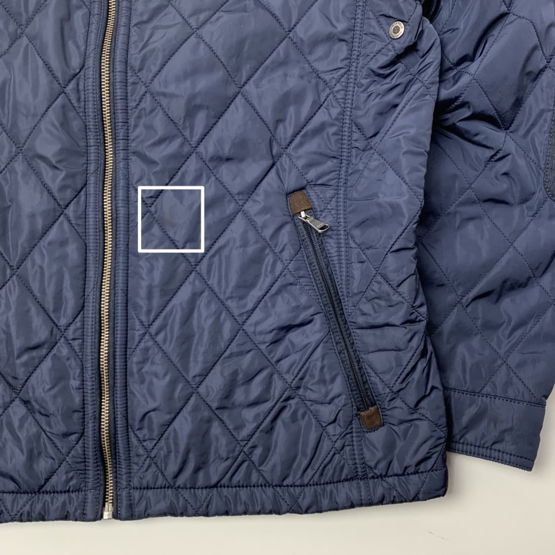 [100/정품] 빈폴 네이비 이가일 퀼팅 집업 자켓 상품이미지3