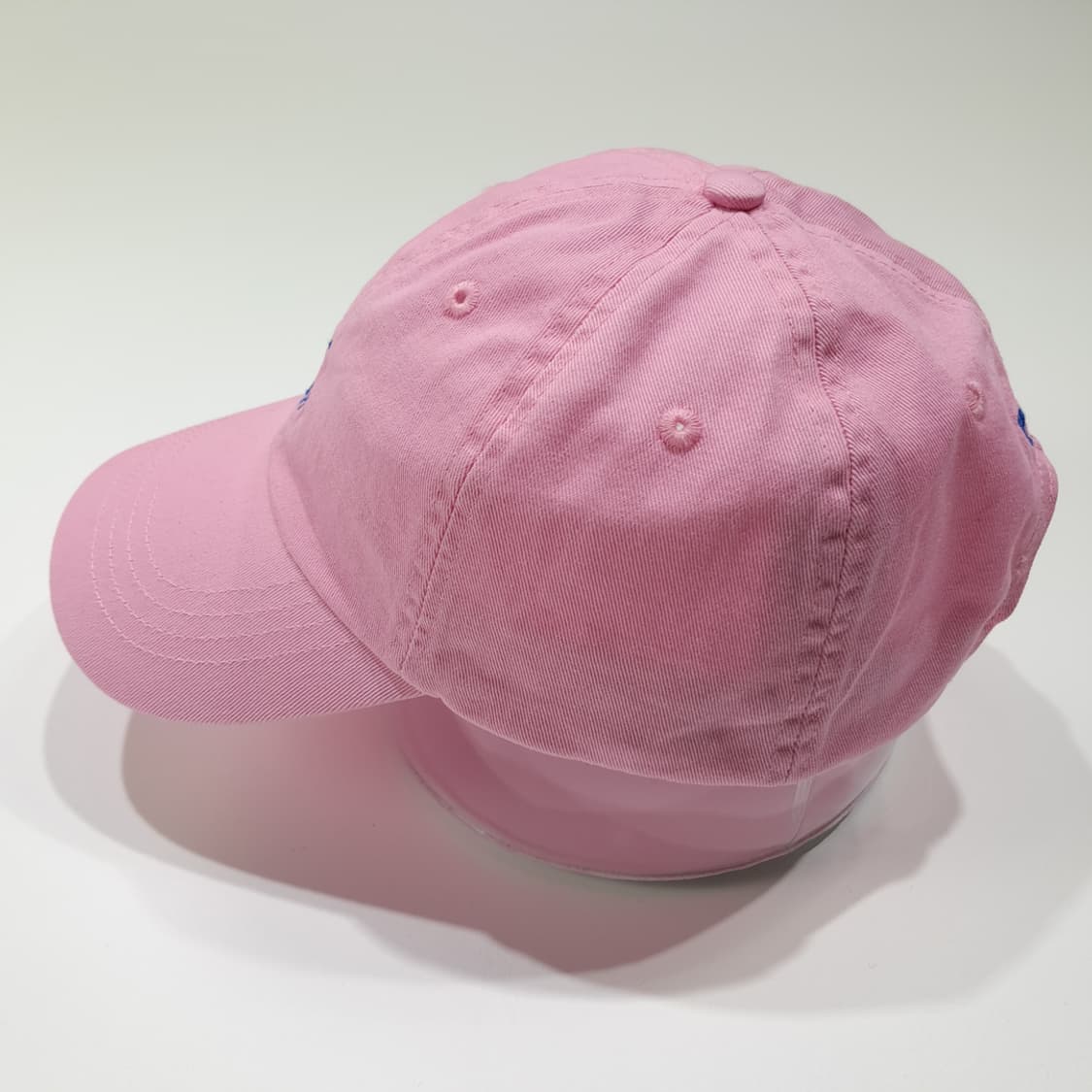 CL460 폴로 코튼 블루포니자수 핑크 볼캡 상품이미지4
