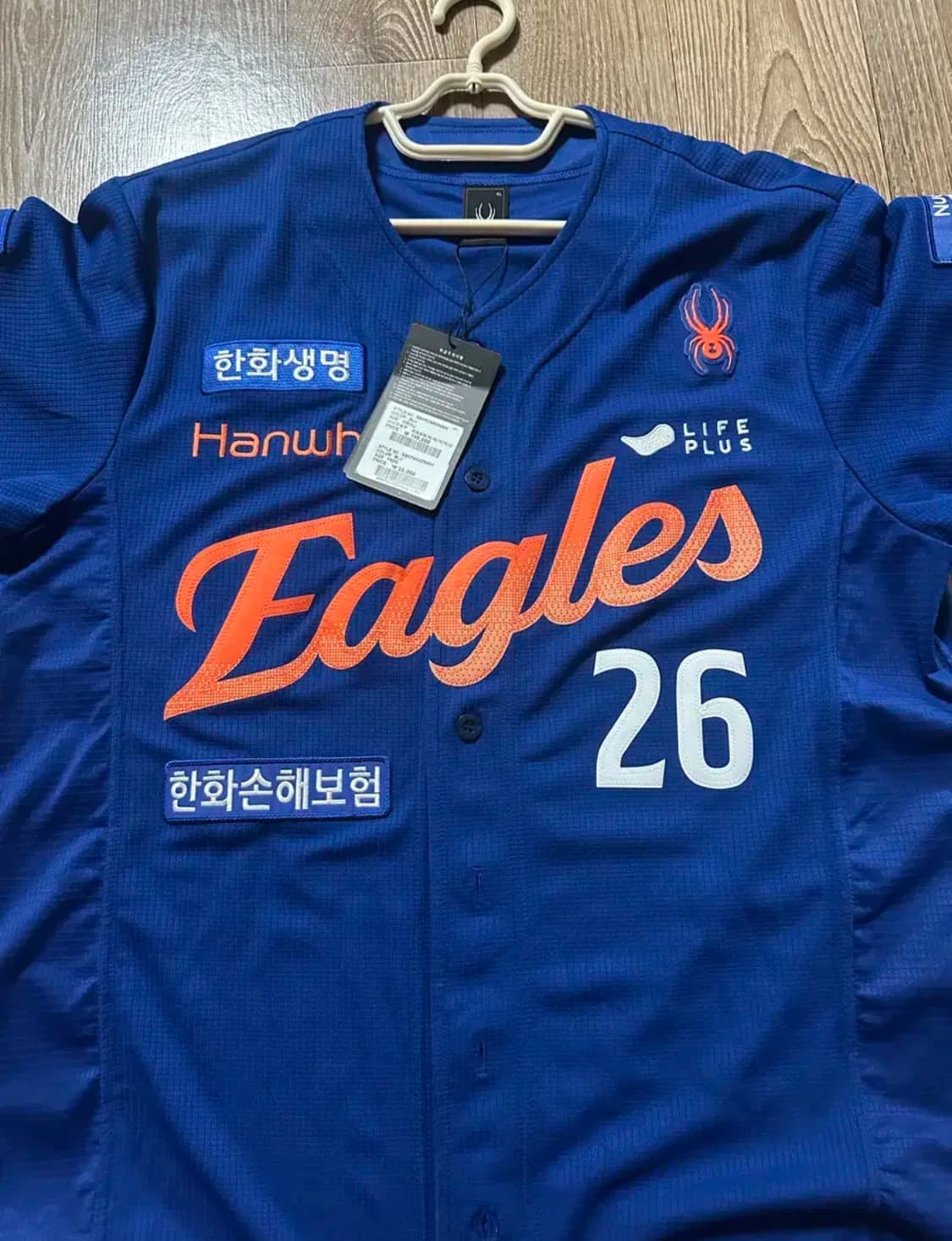 한화이글스 유니폼 어센틱 XL 새상품 (한승혁마킹)  상품이미지1