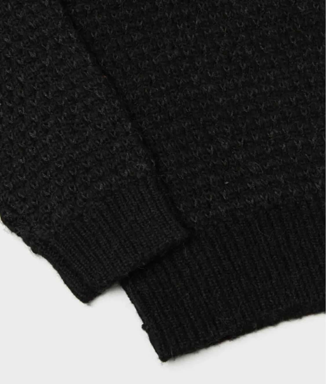 르마드 아란 울 PK니트 블랙(2size) 폴로니트/인템포무드/밀로/쿠어 상품이미지8