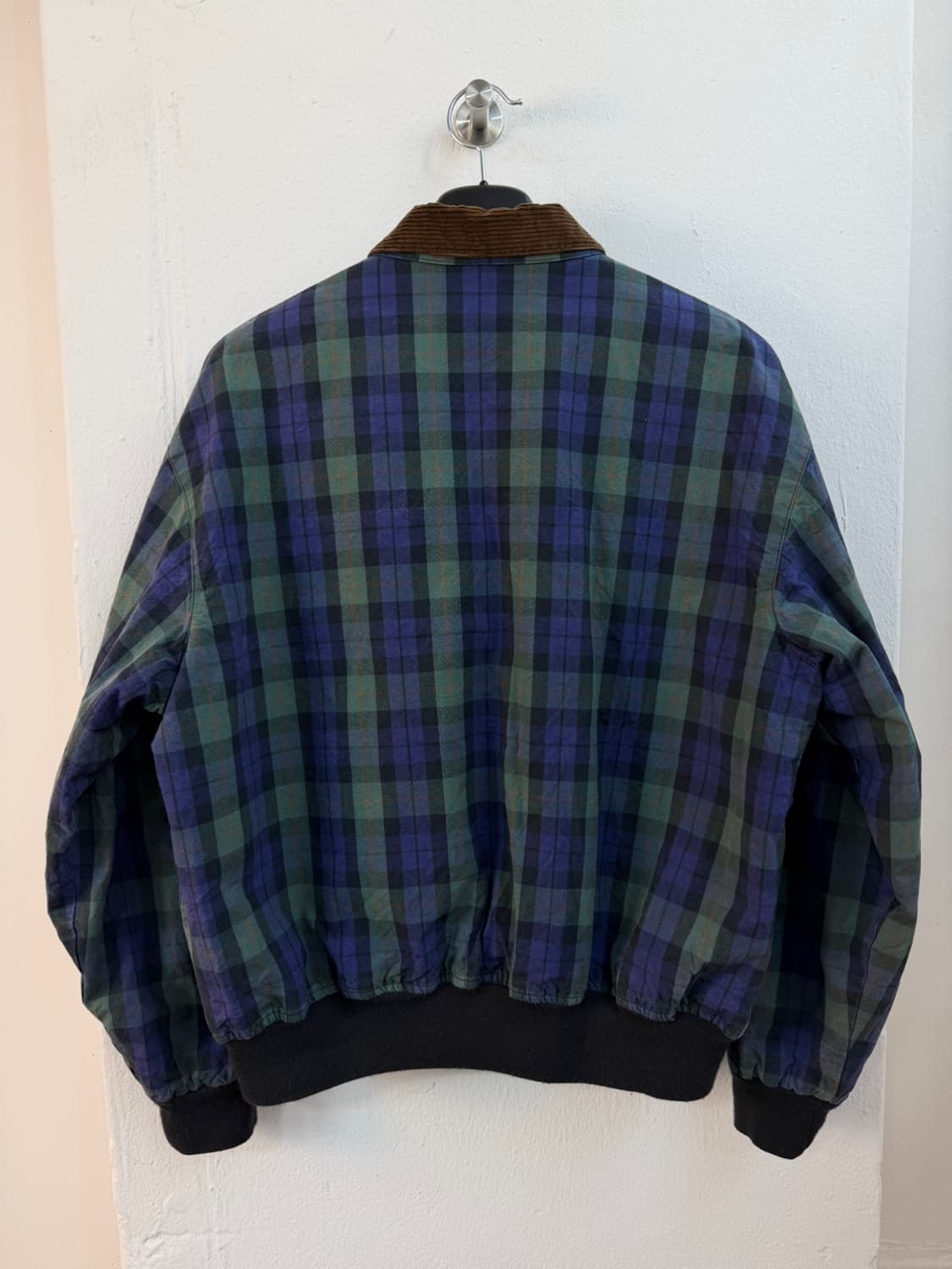 80s 폴로 랄프로렌 블랙와치 타탄 봄버 자켓  상품이미지6