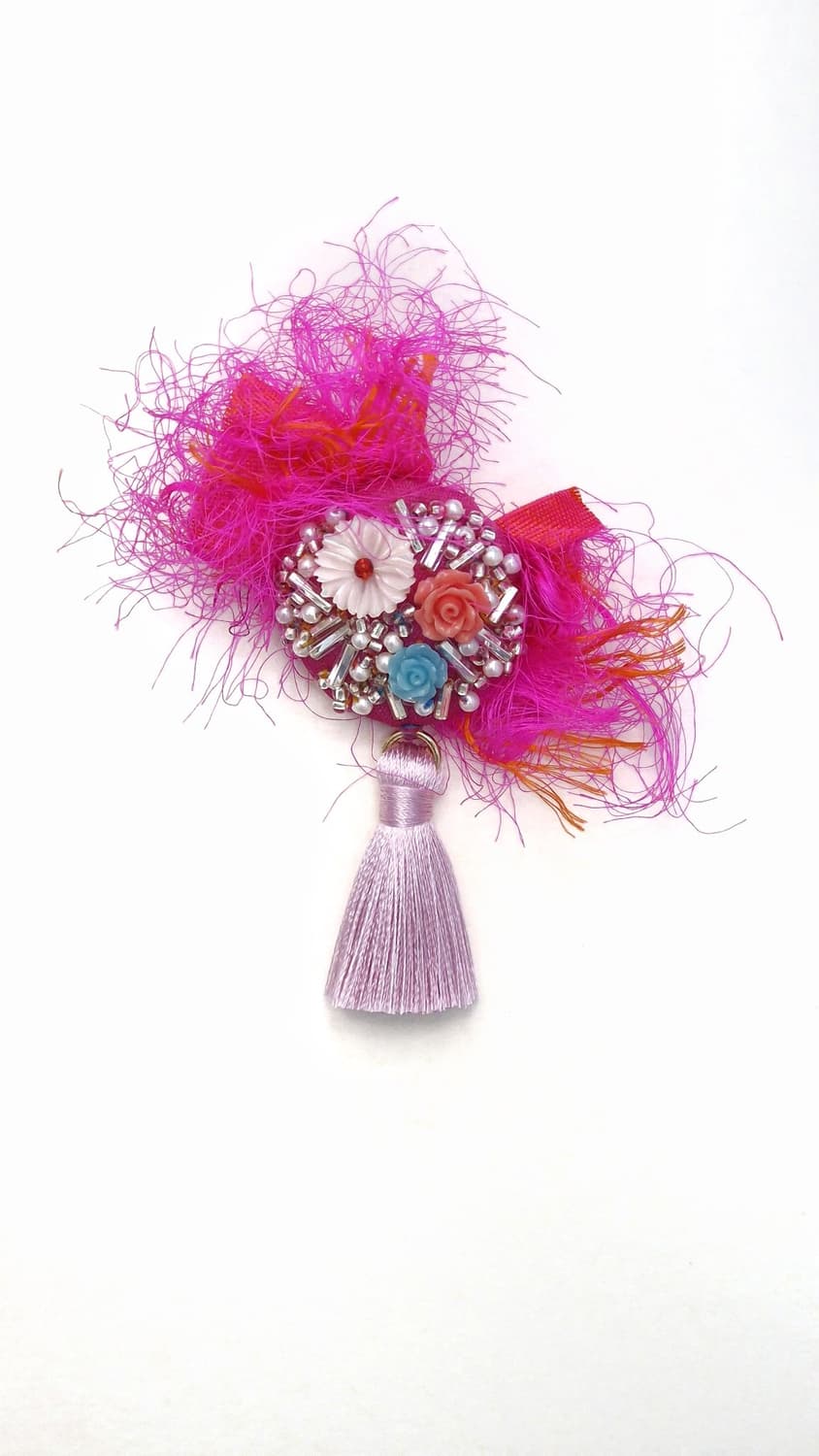 [브로치] mother of pearl MAGENTA brooch 상품이미지5