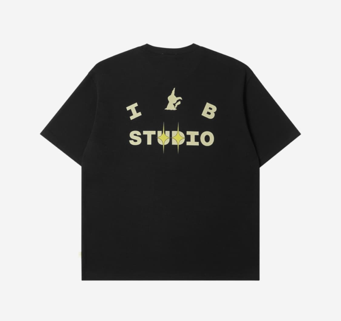 아이앱 스튜디오 x 포켓몬 따라큐 티셔츠 블랙 옐로우 상품이미지1