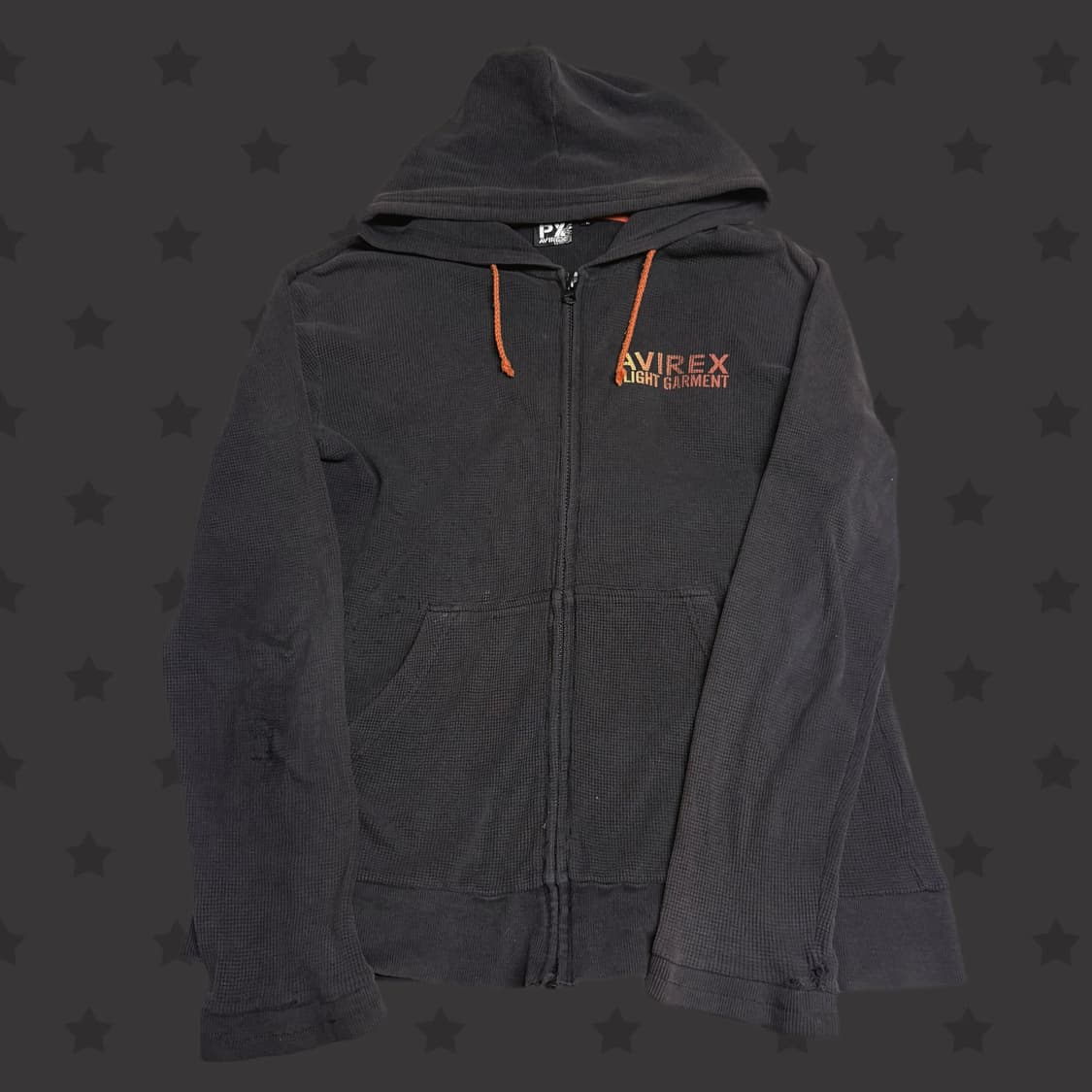 아비렉스 아카이브 한정 블랙 후드집업  상품이미지3