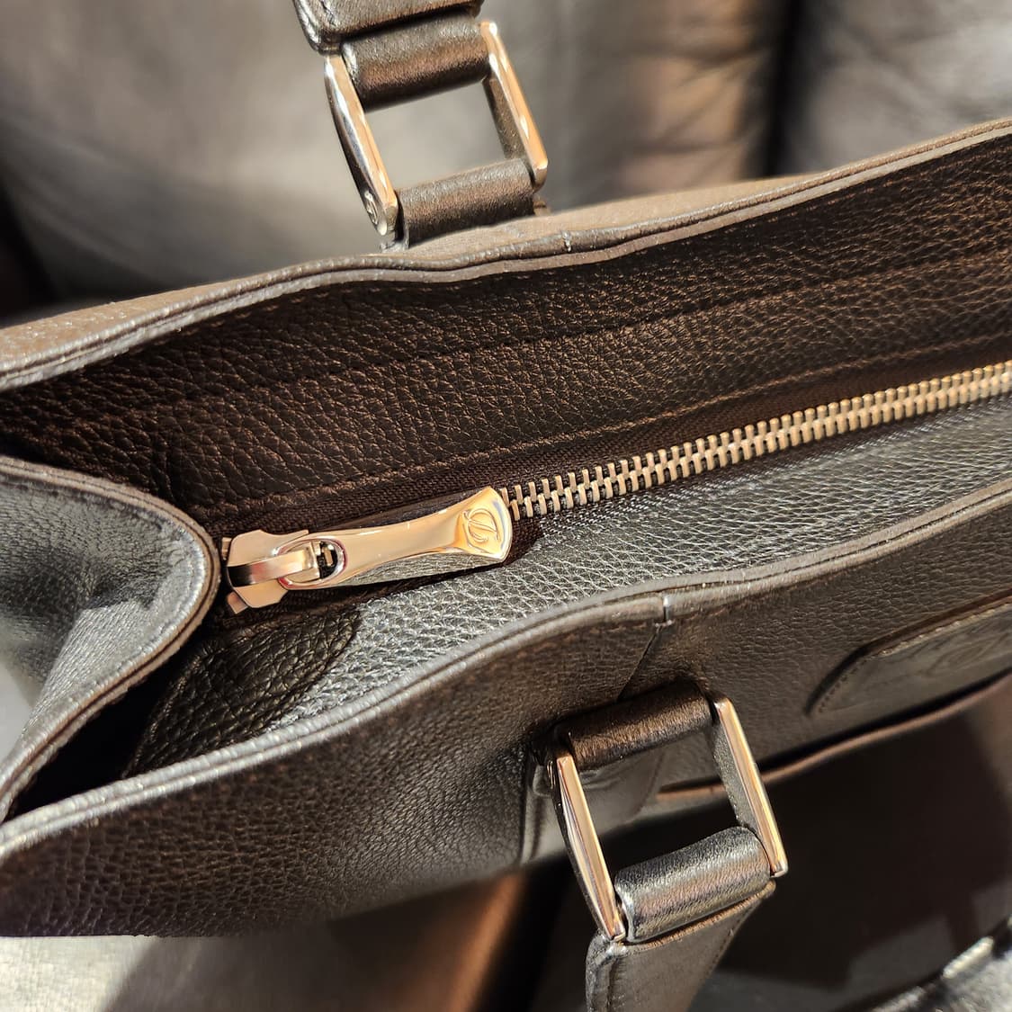 S.T.Dupont 듀퐁 라인D 소프트그레인 토트백 블랙 상품이미지7