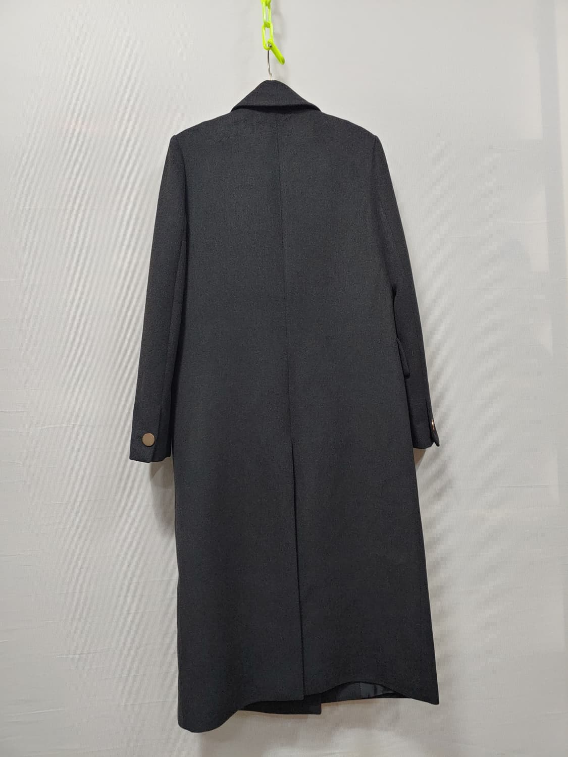 maje 마쥬 더블 버튼 롱코트 블랙 여성1  55 상품이미지2