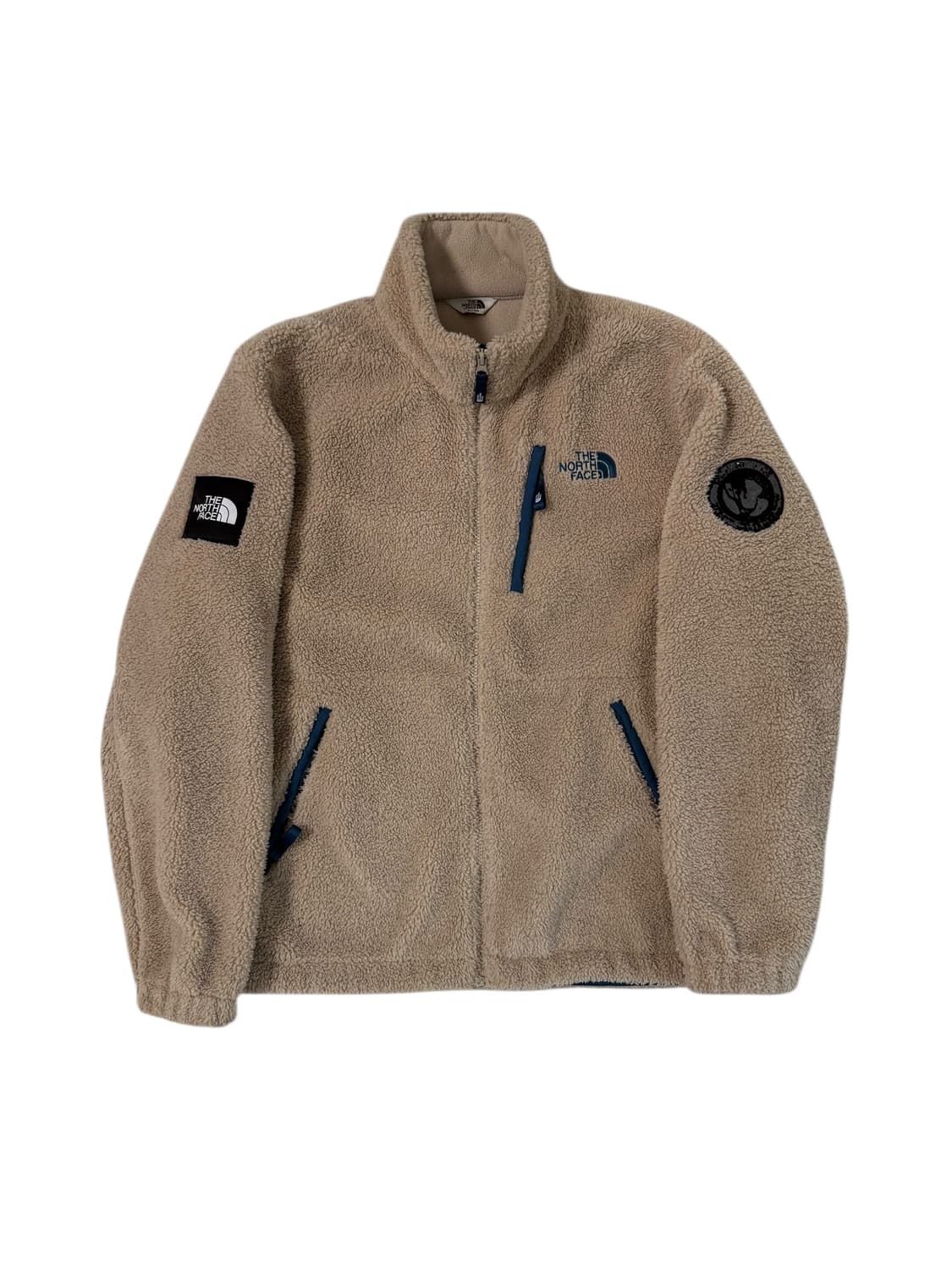 노스페이스 베이지 플리스 집업 상품이미지5
