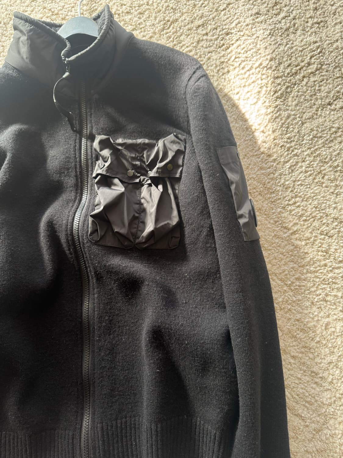 씨피컴퍼니 탄창 메리노 울 집업 상품이미지3