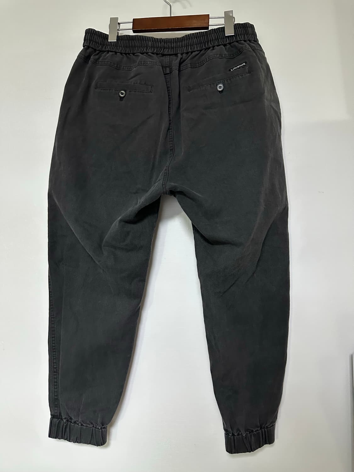 라이프워크 블랙 조거팬츠 상품이미지4