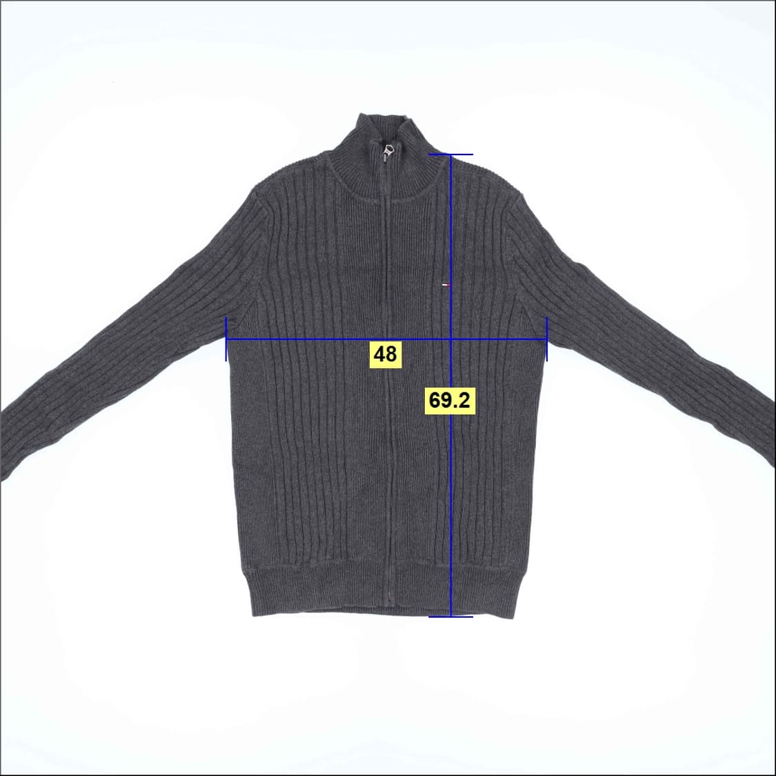 L 타미힐피거 니트 집업 0413M 상품이미지5