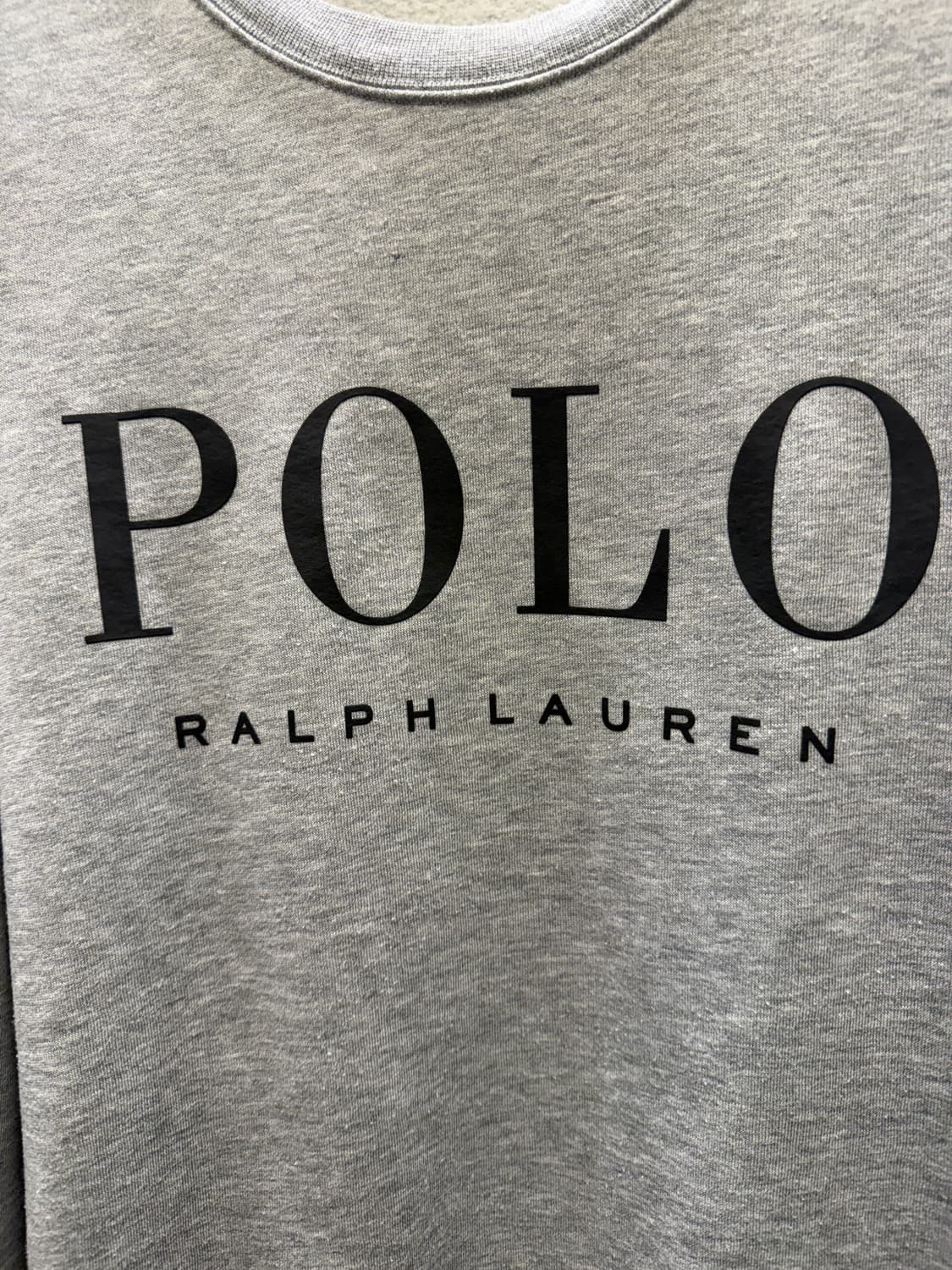 폴로 랄프로렌 신형 빅로고 그레이 맨투맨 U734 상품이미지6