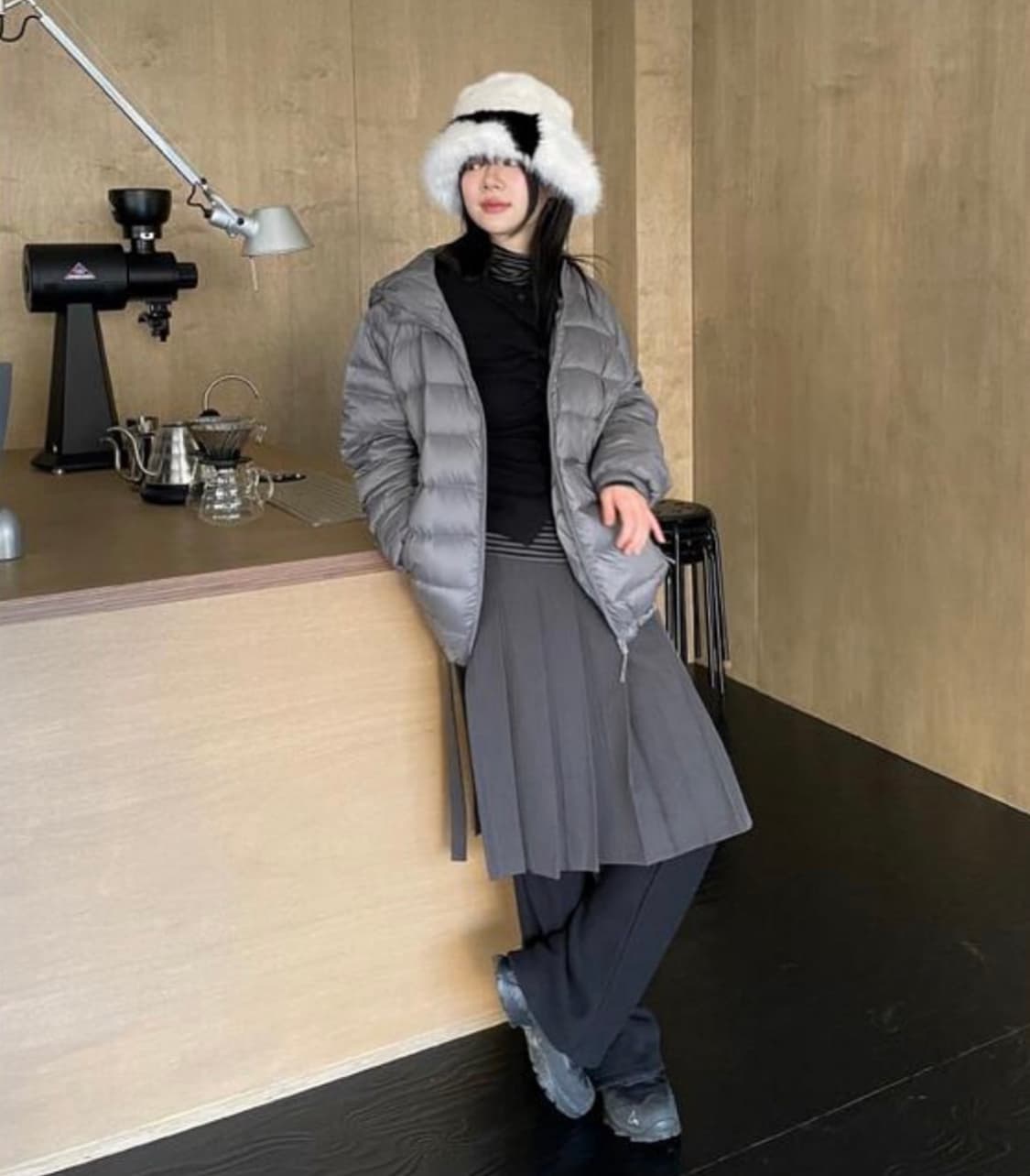 어나더랭귀지 레이어드스커트 상품이미지3