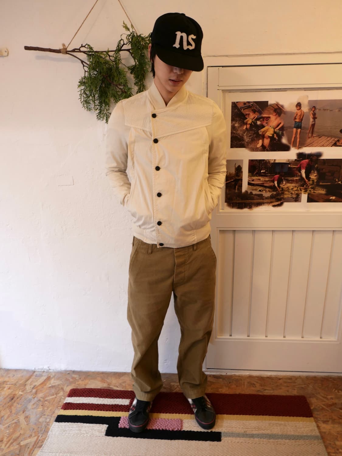 비즈빔 코튼 팬츠 상품이미지1