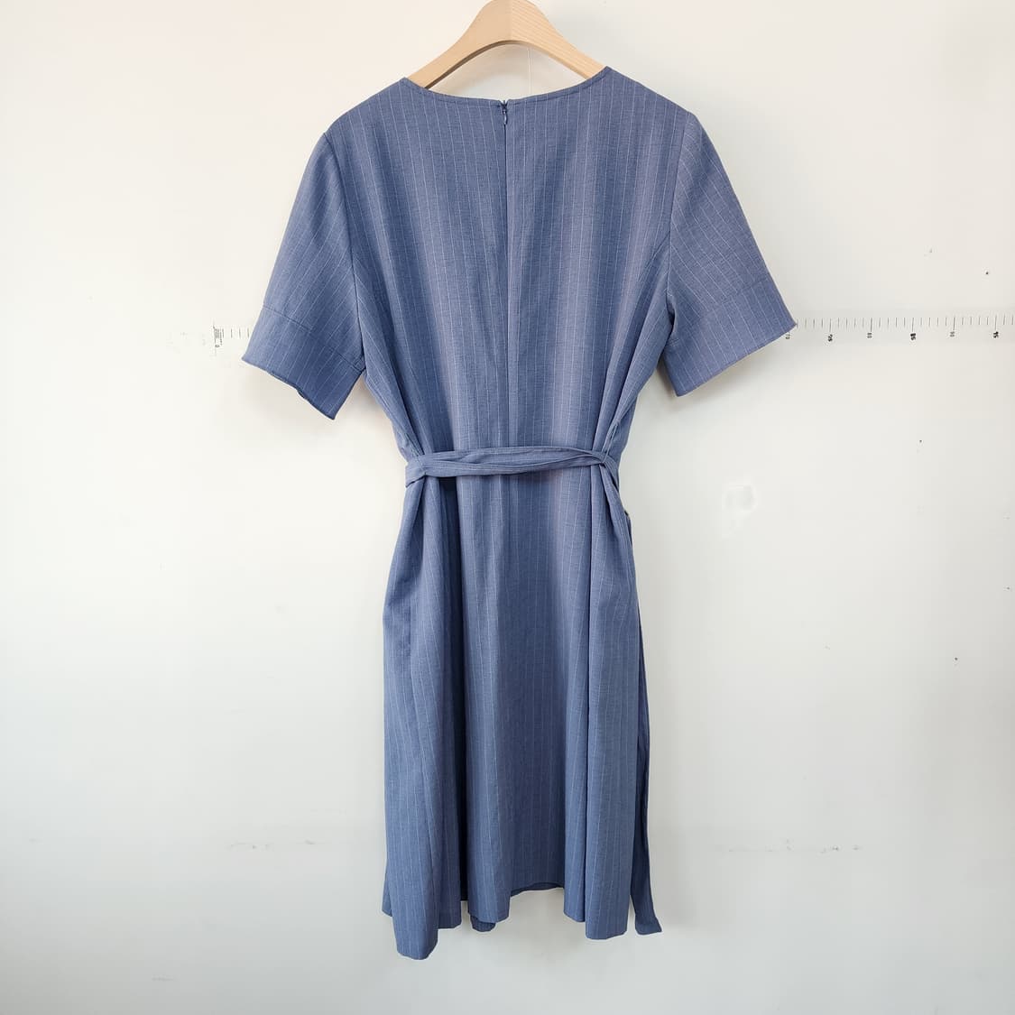 KL by LYNN 벨트 원피스 블루 상품이미지5