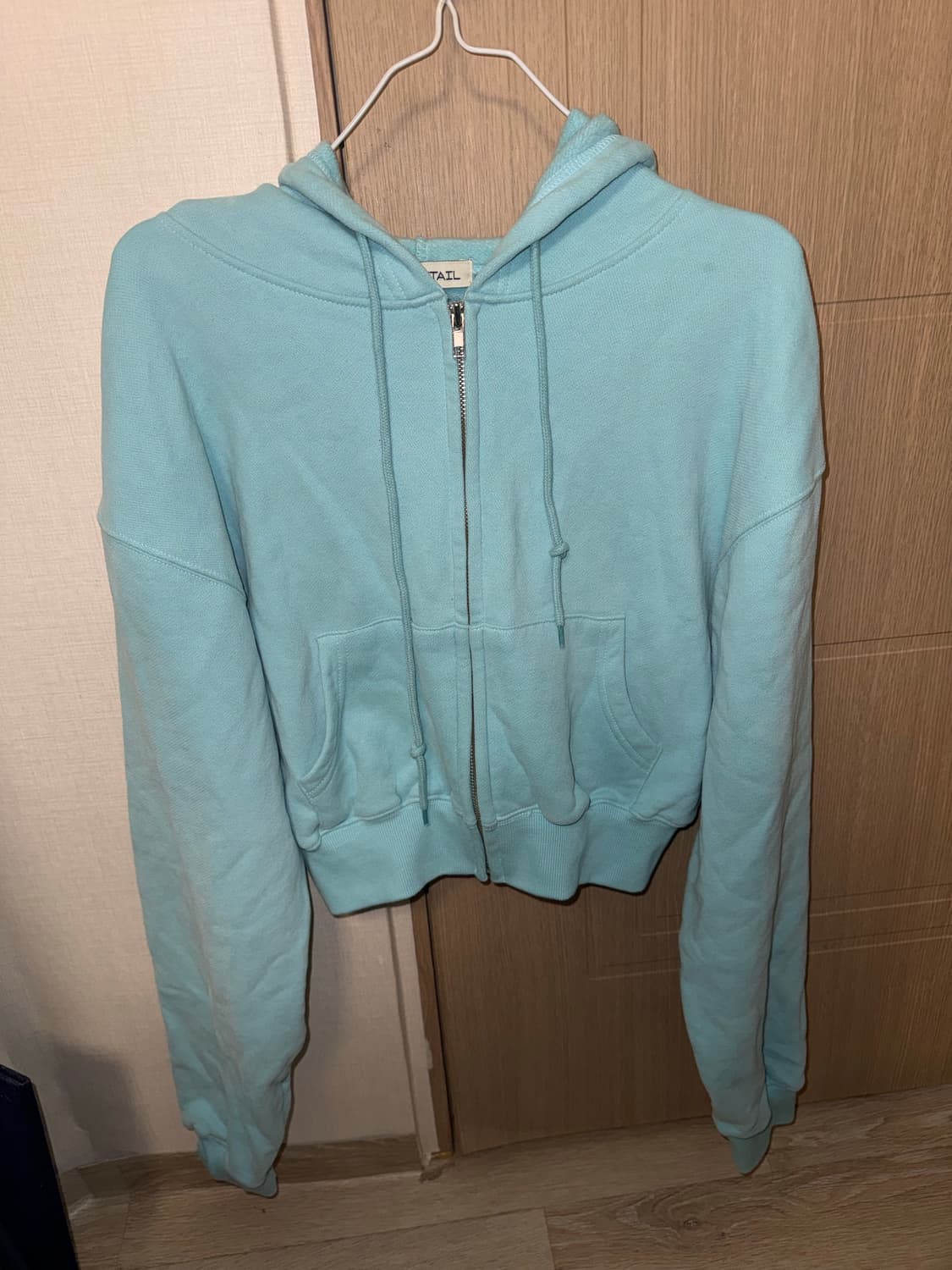 PONYTAIL 후드집업 (sky blue) 상품이미지3