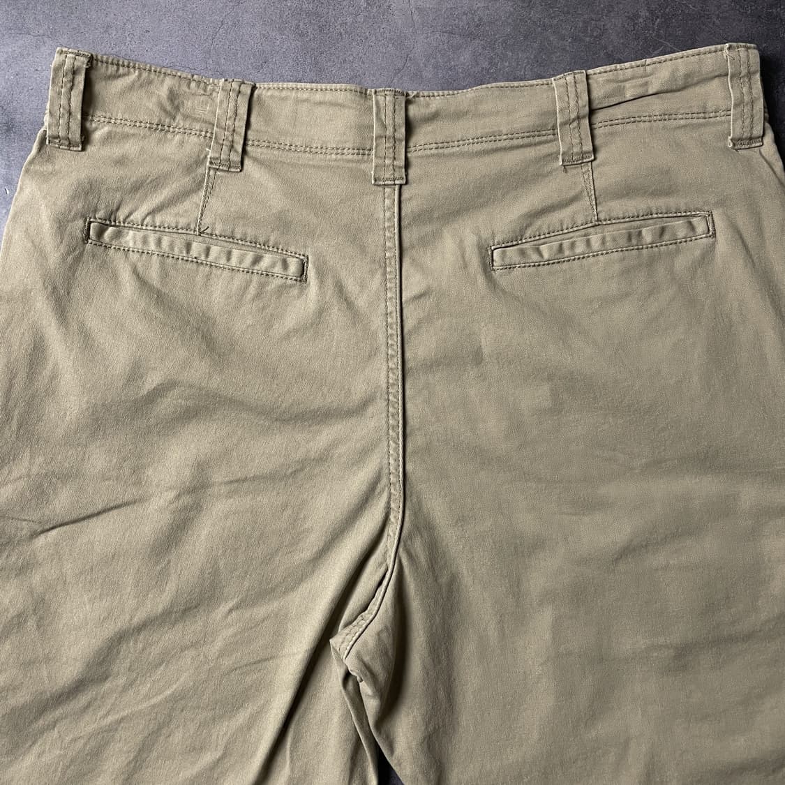 WRANGLER 랭글러 빈티지 베이지 코튼 카고 하프팬츠 A00718 상품이미지6