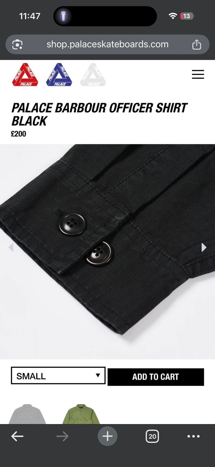 팔라스 바버 오피서 셔츠 상품이미지4