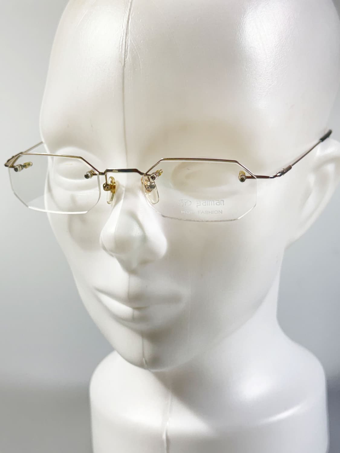 PALMAN 무테 스퀘어 실버 메탈 빈티지 안경 상품이미지8