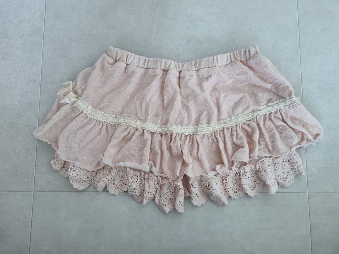 Liz lisa 리즈리사 핑크 도트 큐롯 스커트 상품이미지3