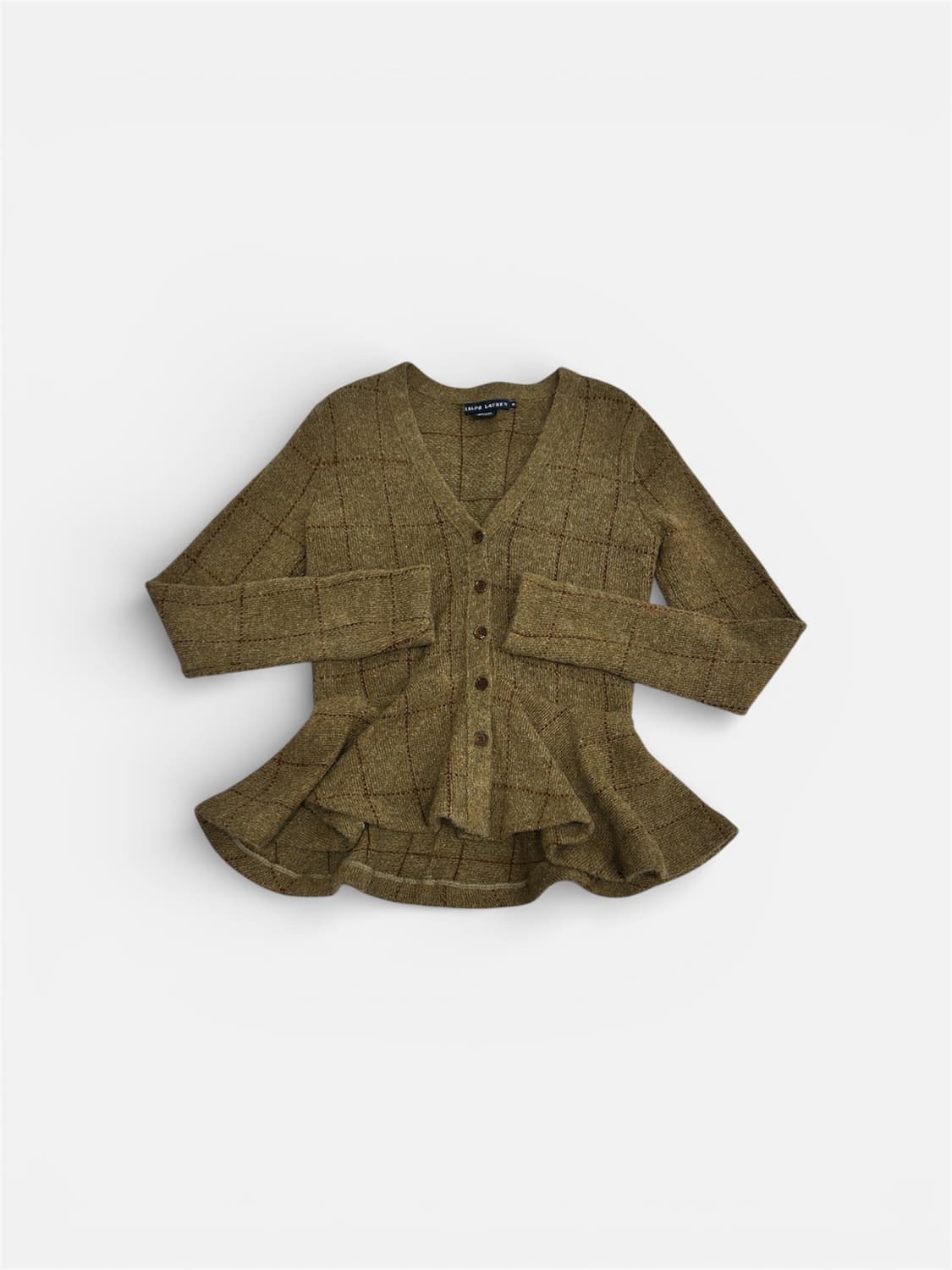 폴로랄프로렌 울 알파카 프릴 니트 가디건 M 상품이미지1