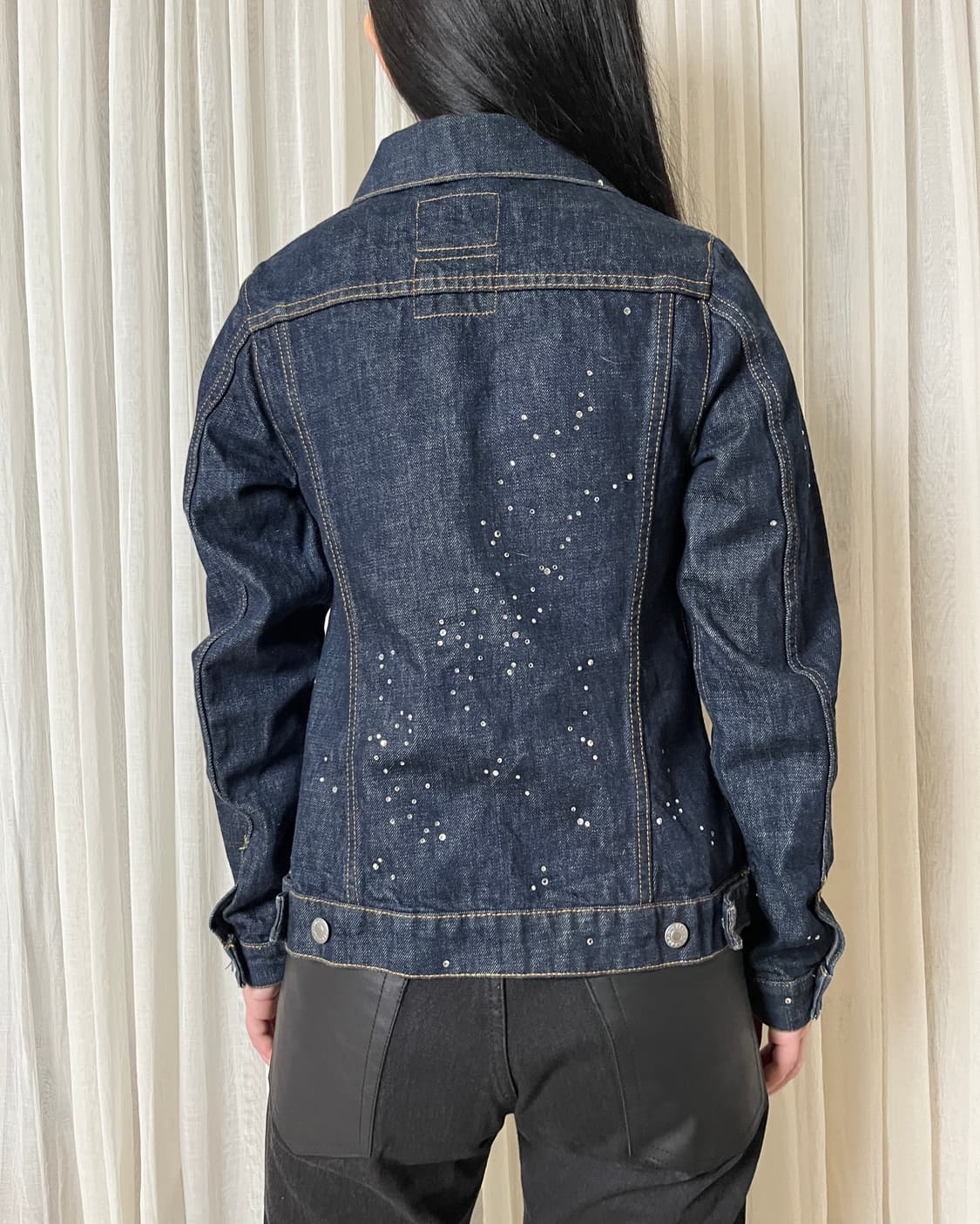 00s 헬무트랭 비즈 커스텀 데님자켓 helmut lang  상품이미지8