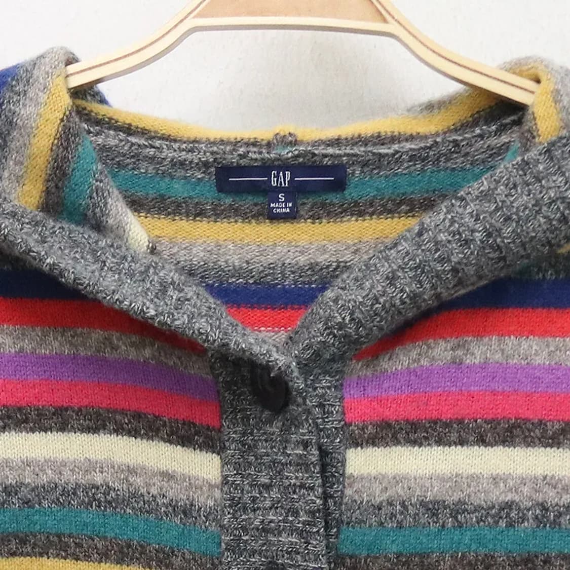 갭 컬러스트라이프 후드 울 가디건 60843 상품이미지3