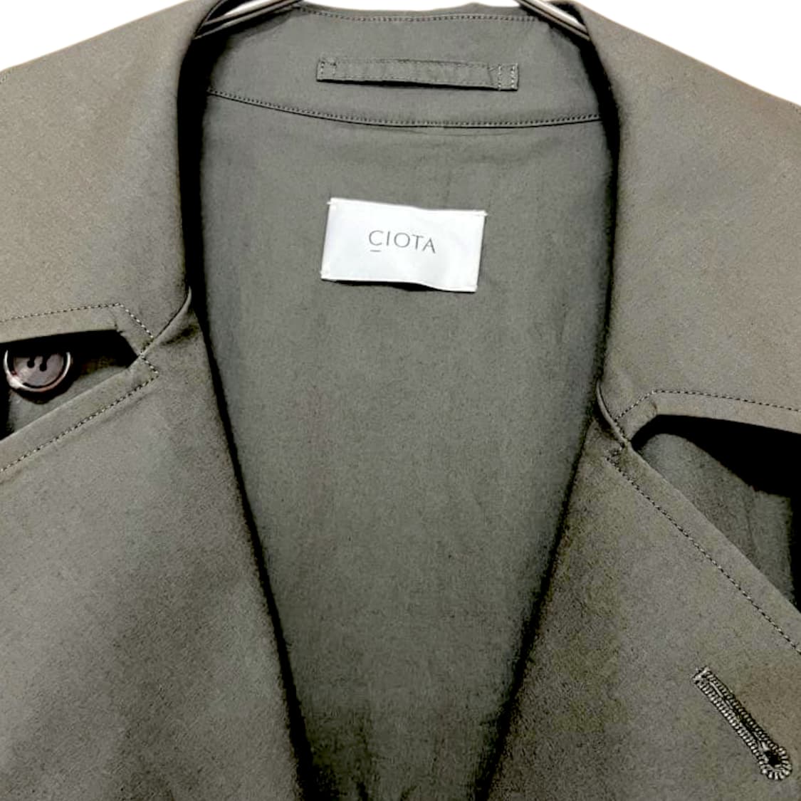 시오타 수빈코튼 타입라이터 타이로켄 코트 상품이미지3