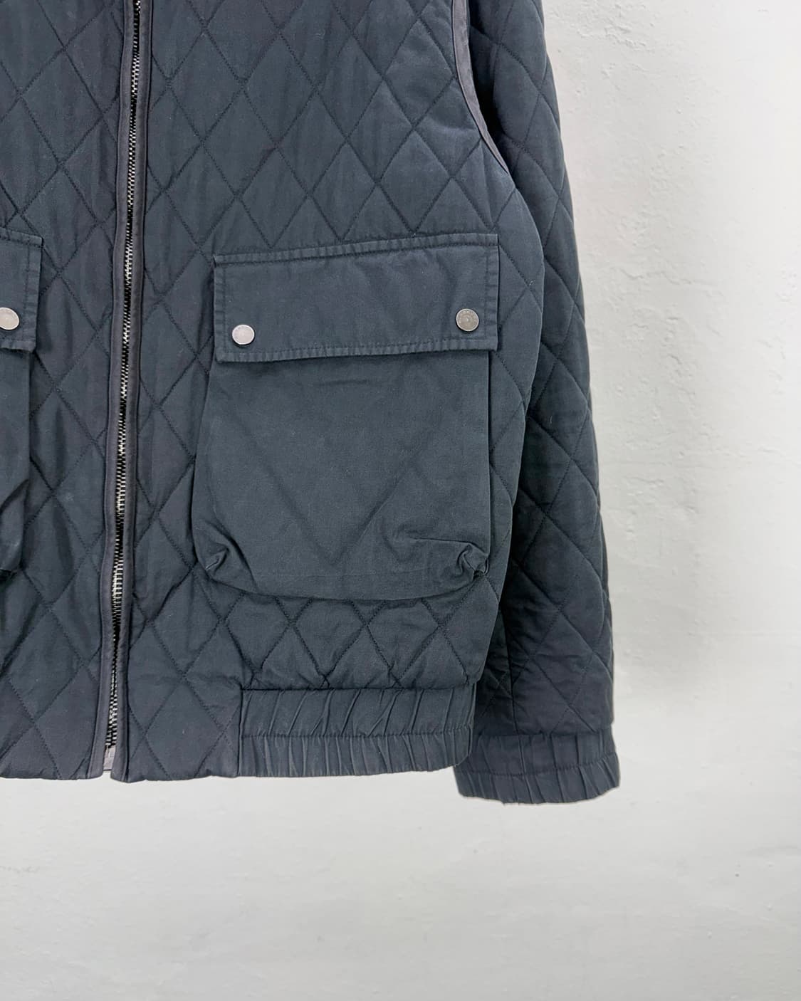 버버리 런던 블랙 노바체크 린포드 퀼팅 자켓 상품이미지6