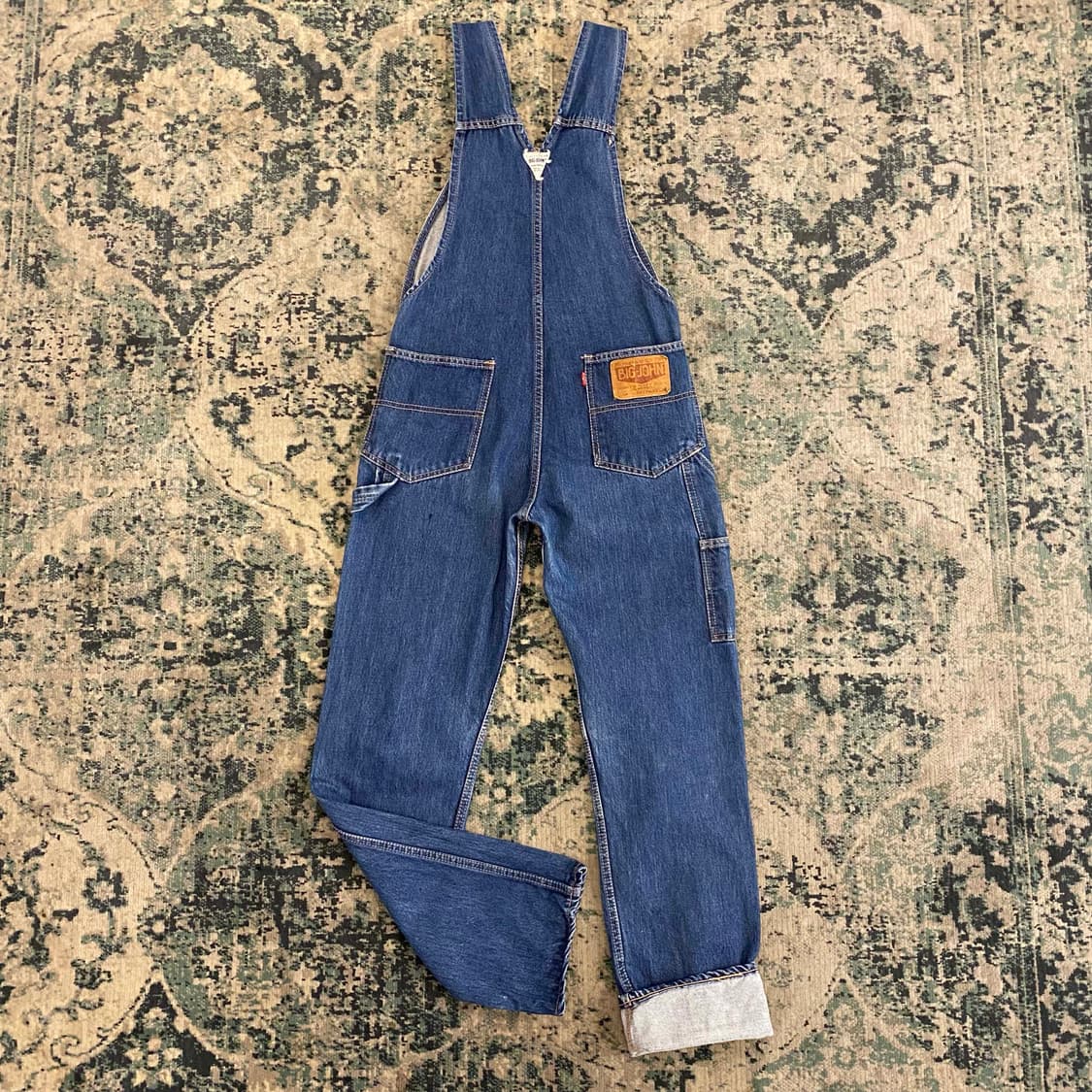 빅존 중청 데님 오버롤 상품이미지7