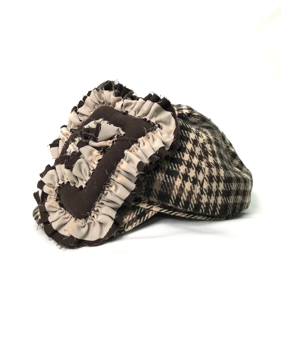 Music-note🎵newsboy cap (brown) 상품이미지3
