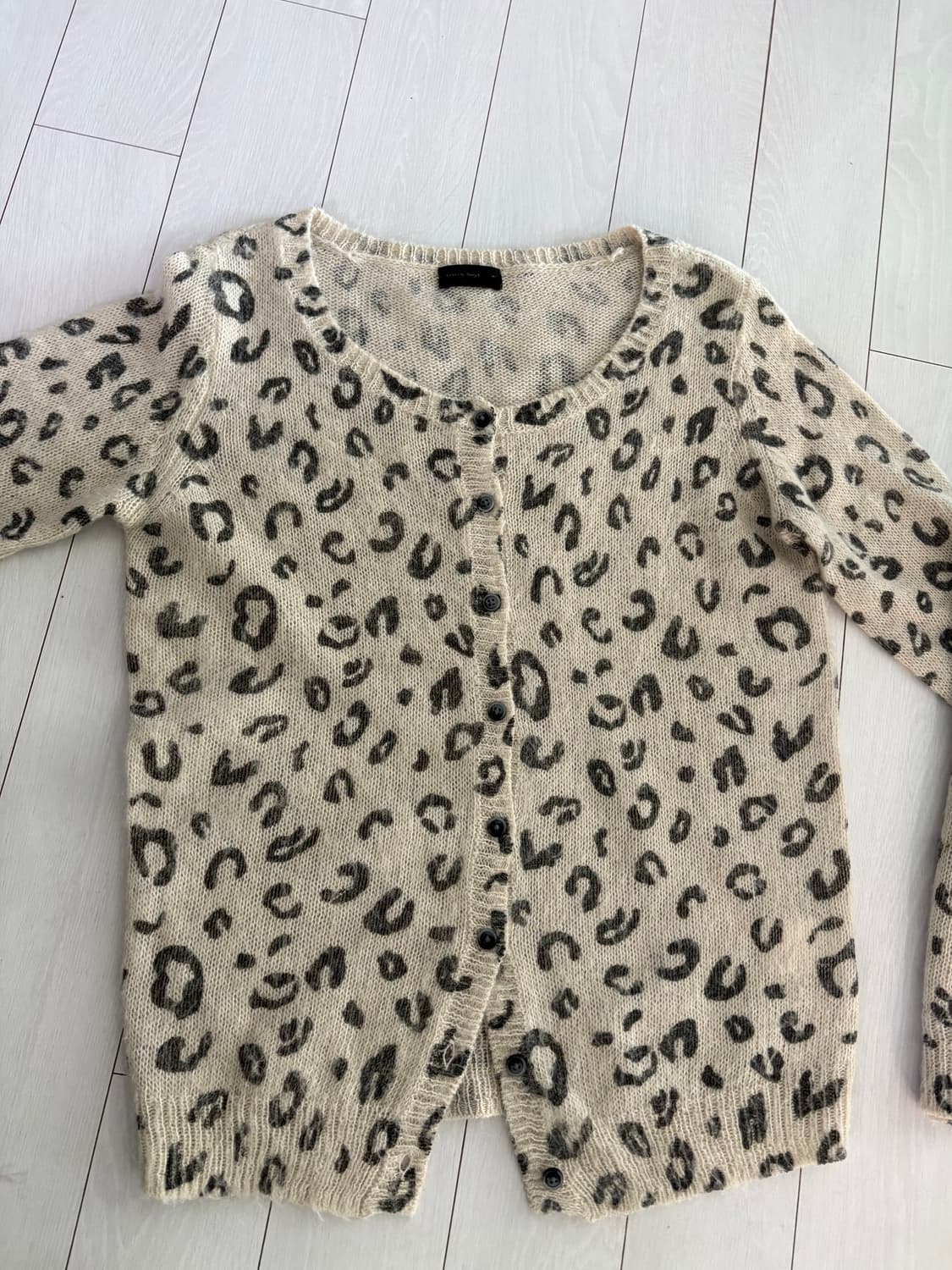 오츠빈티지 호피 가디건 상품이미지1
