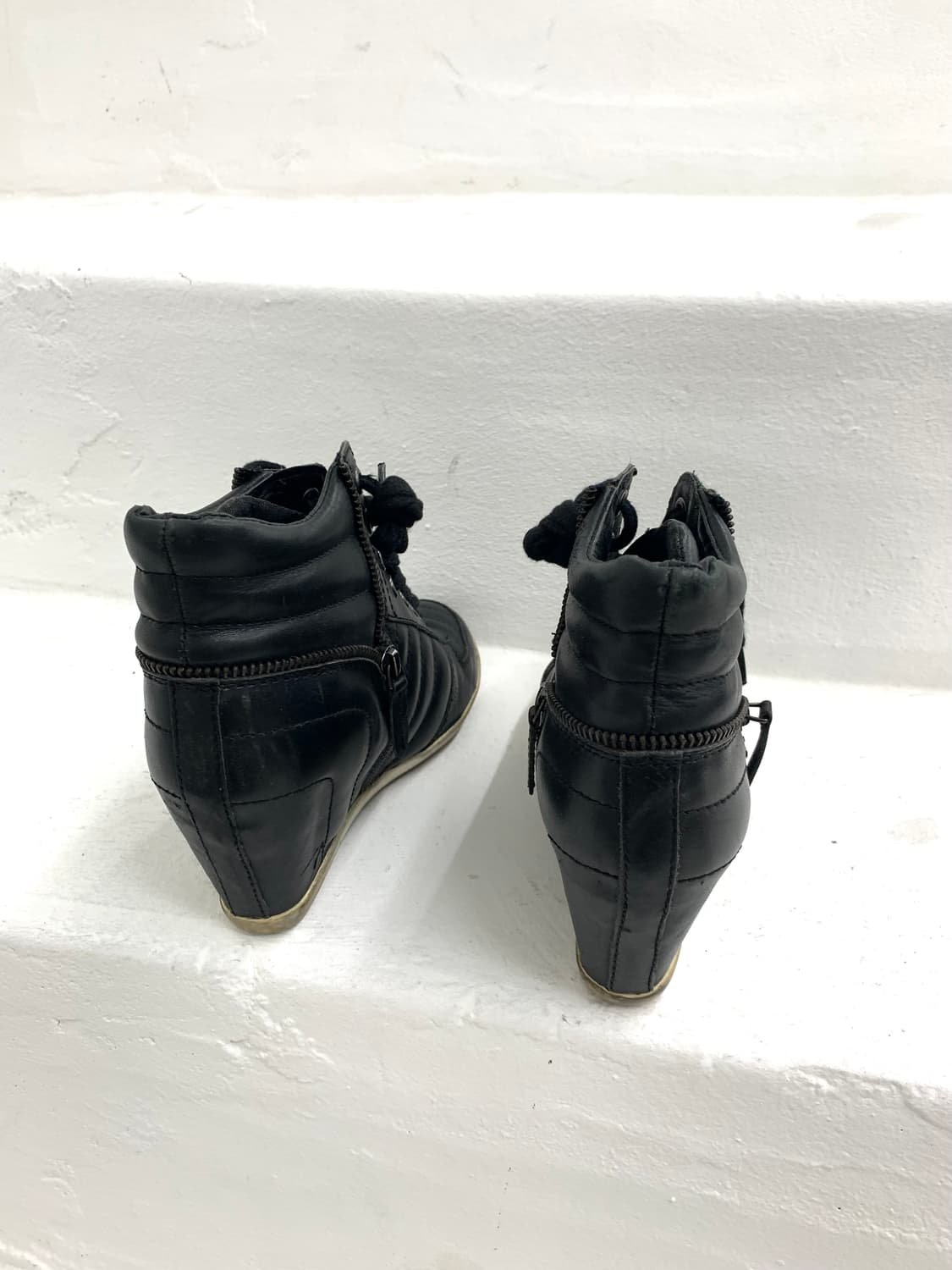 Ash wedge ankle leather boots   상품이미지4