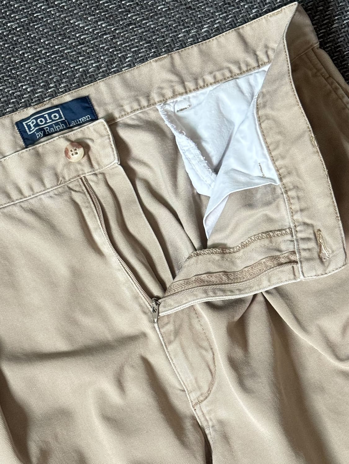 (34) 90s 폴로 랄프로렌 올드라벨 더블 플리츠 치노 팬츠 상품이미지3