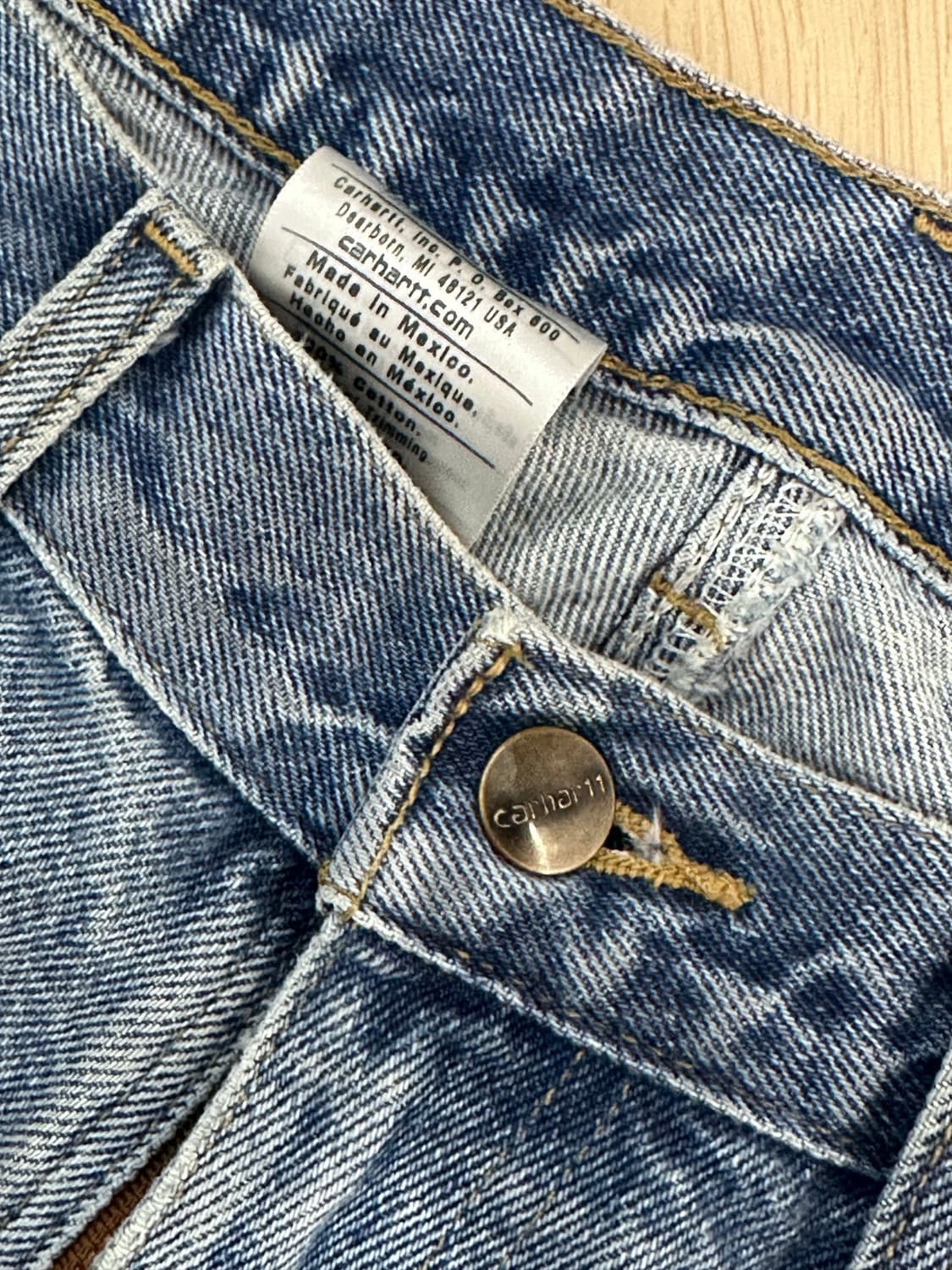 칼하트 반티지 청바지 진 상품이미지4