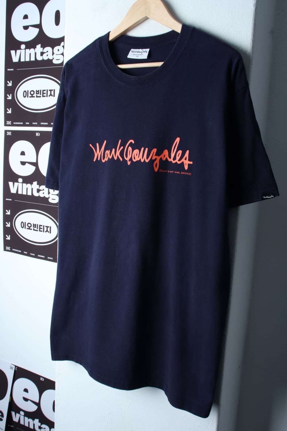 (XL-2XL) 마크곤잘레스 반팔 티셔츠 빅사이즈 빅로고-H3H33884 상품이미지1