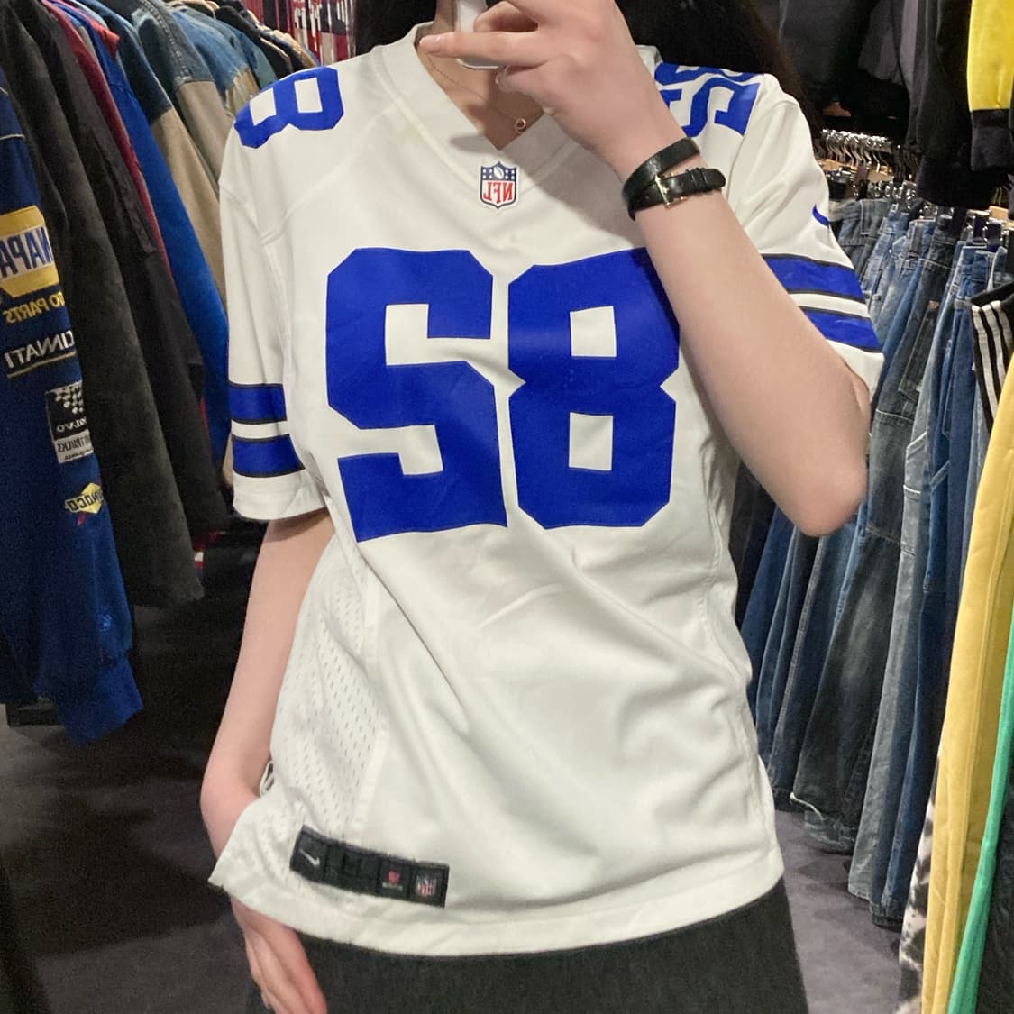 [IM] NFL x NIKE 제이슨 위튼 NO.82 화이트 반팔 져지 상품이미지3